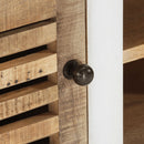 vidaXL tömör mangófa TV-szekrény 110 x 30 x 40 cm