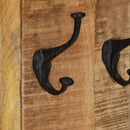 vidaXL 2 db tömör mangófa ruhafogas 38 x 100 cm