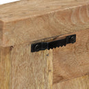 vidaXL 2 db tömör mangófa ruhafogas 38 x 100 cm