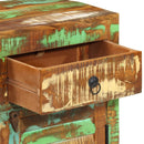 vidaXL tömör újrahasznosított fa tálalószekrény 110 x 30 x 65 cm