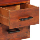 vidaXL tömör mangófa tálalószekrény 110 x 30 x 59 cm