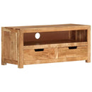 vidaXL tömör akácfa TV-szekrény 88 x 35 x 40 cm