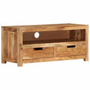 vidaXL tömör akácfa TV-szekrény 88 x 35 x 40 cm