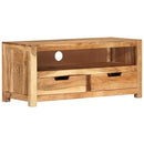 vidaXL tömör akácfa TV-szekrény 88 x 35 x 40 cm