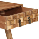 vidaXL tömör akácfa íróasztal 110x50x76 cm