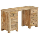 vidaXL tömör mangófa íróasztal 140 x 50 x 77 cm