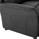 vidaXL Fotel ágy Sötétszürke 66.5 x 94 x 101.5 cm Poliészter