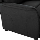 vidaXL Fotel ágy Fekete 66.5 x 94 x 101.5 cm Poliészter