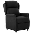 vidaXL Fotel ágy Fekete 66.5 x 94 x 101.5 cm Poliészter