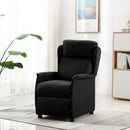 vidaXL Fotel ágy Fekete 66.5 x 94 x 101.5 cm Poliészter