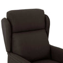 vidaXL Fotel ágy Sötét Barna 66.5 x 94 x 101.5 cm Poliészter