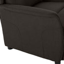 vidaXL Fotel ágy Sötét Barna 66.5 x 94 x 101.5 cm Poliészter