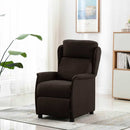 vidaXL Fotel ágy Sötét Barna 66.5 x 94 x 101.5 cm Poliészter