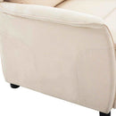 vidaXL Fotel ágy Krém 66.5 x 94 x 101.5 cm Poliészter