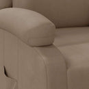 vidaXL kávészínű műbőr dönthető fotel