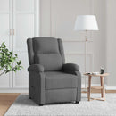 vidaXL sötétszürke szövet dönthető fotel