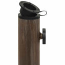 vidaXL bronzszínű öntöttvas napernyőtalp 44 x 44 x 31 cm