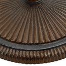 vidaXL bronzszínű öntöttvas napernyőtalp 45 x 45 x 30 cm