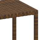 vidaXL 2 db barna polyrattan napozóágy asztallal