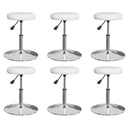 vidaXL 6 db fehér műbőr étkezőszék