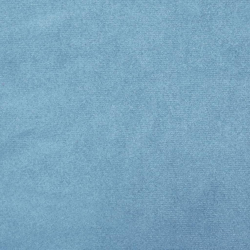 vidaXL világoskék kerek bársonyülőke tárolóval 31 x 37 cm