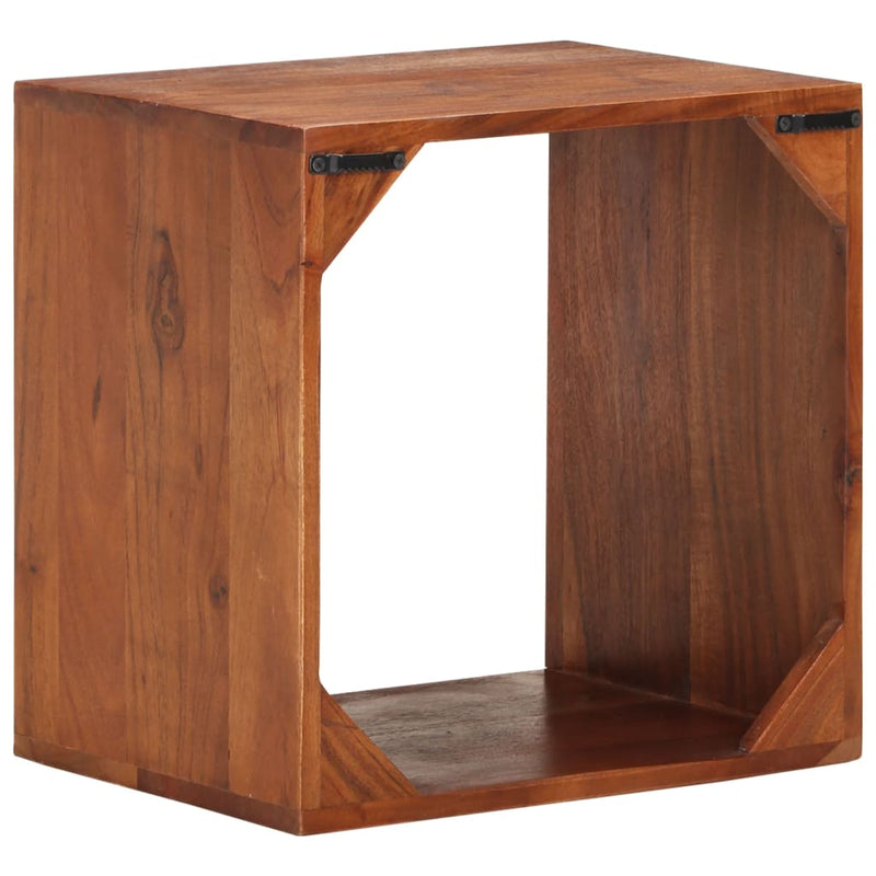 vidaXL tömör akácfa fali polc 40 x 30 x 40 cm