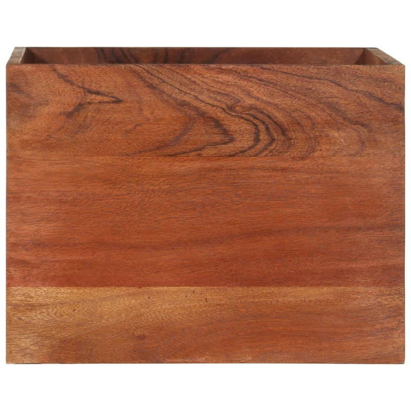 vidaXL tömör akácfa fali polc 40 x 30 x 40 cm