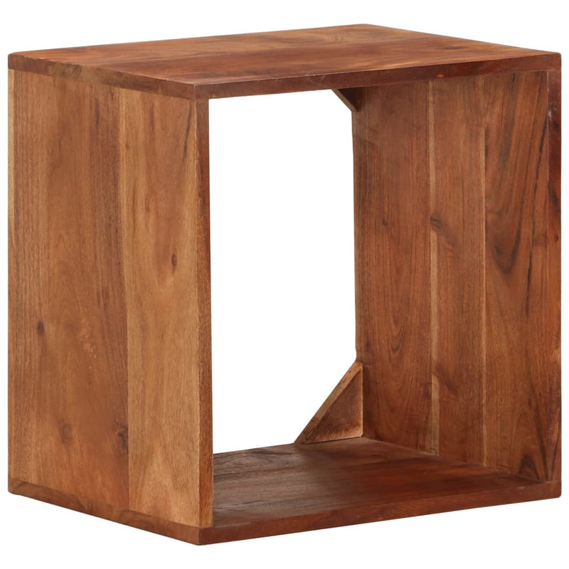 vidaXL tömör akácfa fali polc 40 x 30 x 40 cm