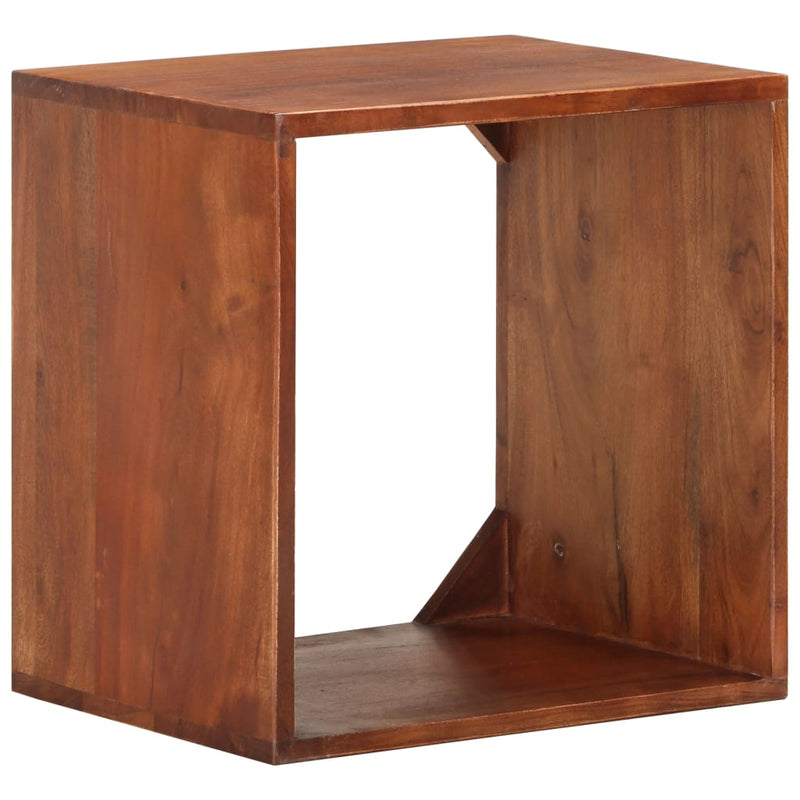 vidaXL tömör akácfa fali polc 40 x 30 x 40 cm