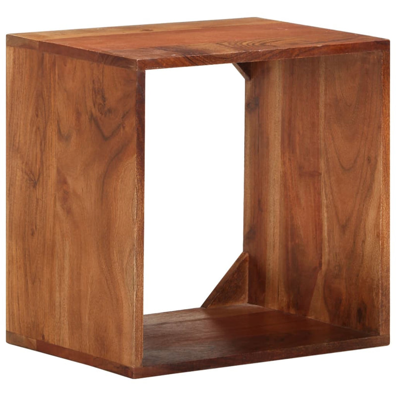 vidaXL tömör akácfa fali polc 40 x 30 x 40 cm