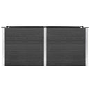 vidaXL szürke WPC kerti magaságyás 200 x 50 x 91 cm