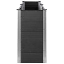 vidaXL szürke WPC kerti magaságyás 200 x 50 x 91 cm