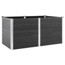 vidaXL szürke WPC kerti magaságyás 200 x 100 x 91 cm