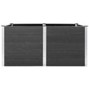 vidaXL szürke WPC kerti magaságyás 200 x 100 x 91 cm