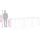 vidaXL szürke WPC kerti magaságyás 300x100x91 cm