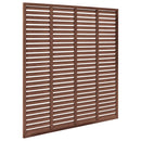 vidaXL barna WPC lamellás kerítés 180 x 180 cm