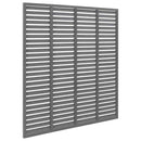 vidaXL szürke WPC lamellás kerítés 180 x 180 cm