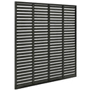 vidaXL sötétszürke WPC lamellás kerítés 180 x 180 cm