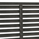 vidaXL sötétszürke WPC lamellás kerítés 180 x 180 cm