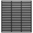 vidaXL fekete WPC kerítéspanel 180 x 180 cm