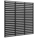 vidaXL fekete WPC kerítéspanel 180 x 180 cm