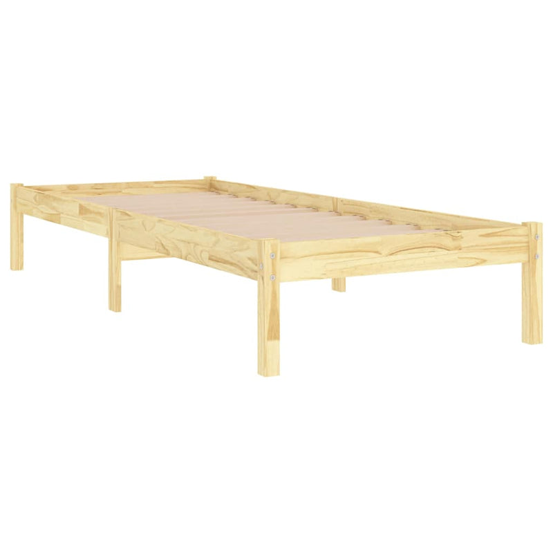 vidaXL Small Single tömör fa ágykeret 75 x 190 cm
