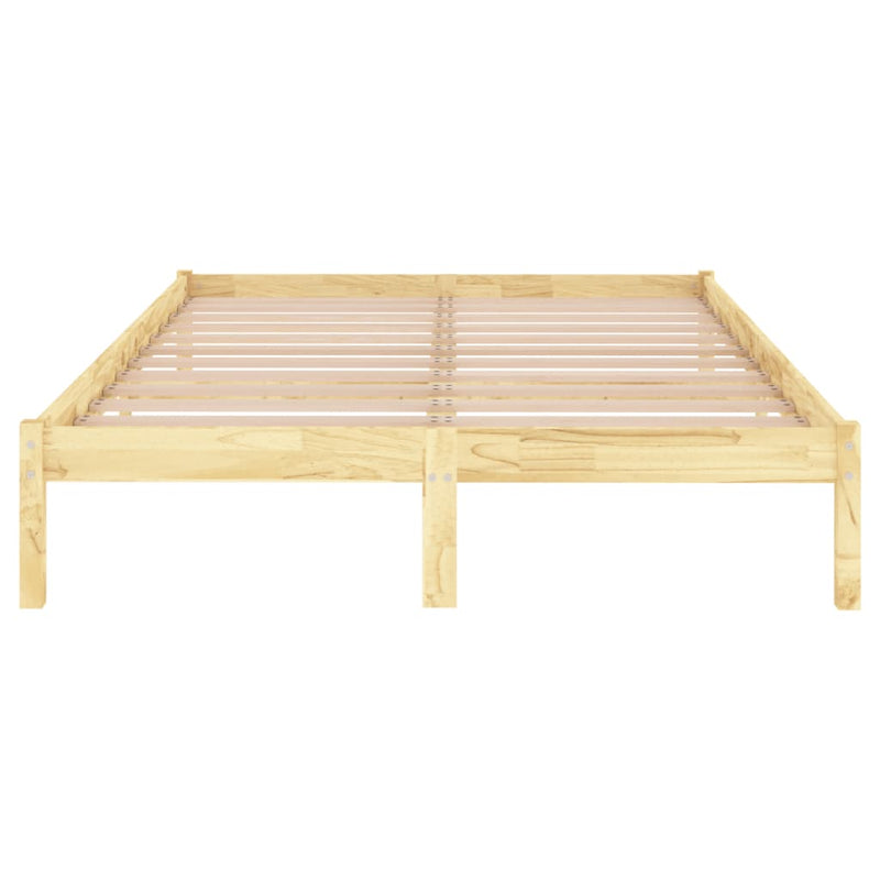 vidaXL King Size tömör fa ágykeret 150 x 200 cm