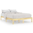vidaXL Super King tömör fa ágykeret 180 x 200 cm