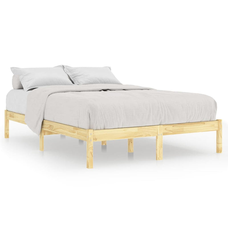 vidaXL Super King tömör fa ágykeret 180 x 200 cm