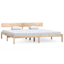 vidaXL Super King tömör fenyőfa ágykeret 180 x 200 cm