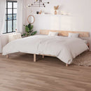 vidaXL tömör fa ágykeret matrac nélkül 200 x 200 cm