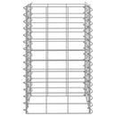 vidaXL 3 db vas gabion magaságyás 30 x 30 x 50 cm