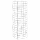 vidaXL 3 db vas gabion magaságyás 30 x 30 x 100 cm