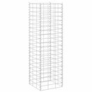 vidaXL 3 db vas gabion magaságyás 30 x 30 x 100 cm